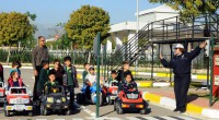 Kepez’in çocuklarına uygulamalı trafik eğitimi