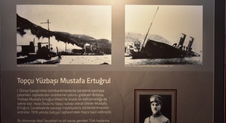 Kepez Belediyesi Topçu Yüzbaşı Mustafa Ertuğrul Aker’i unutmadı