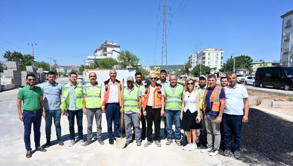 Başkan Kocagöz yol denetiminde 