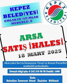 ihaleli arsa satış