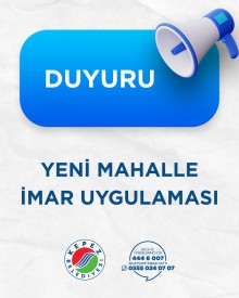 YENİ MAHALLE İMAR UYGULAMASI