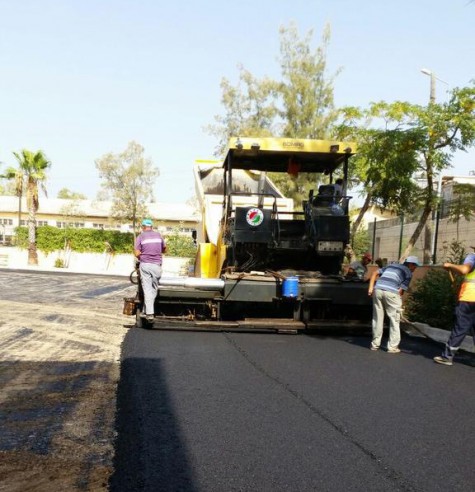 Kepez’de okullara asfalt çalışması