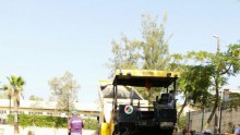 Kepez’de okullara asfalt çalışması