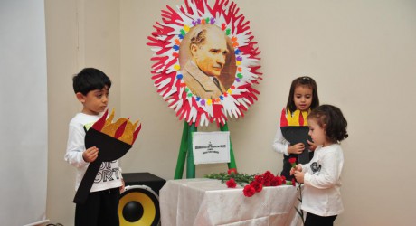 Kepezli miniklerden Atatürk’ü anma programı