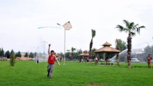 Çöp alanı park oldu