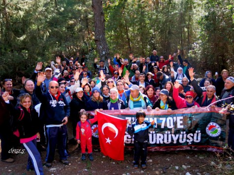 Yılın ilk yürüyüşü Dağ Beli’ne