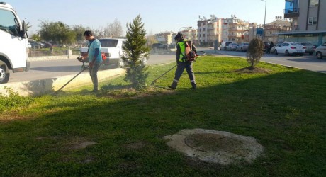 Kepez’in bahçeleri bakımda