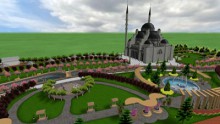 Düdenbaşına çiçek gibi park