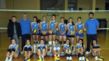 Kepezin yıldız voleybolcuları grup birincisi