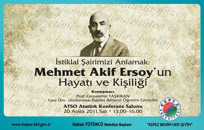 Kepezden Mehmet Akif Ersoy konferansı