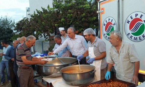 Kepez’de cem evinde iftar