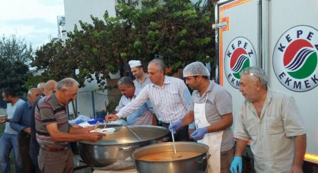 Kepez’de cem evinde iftar