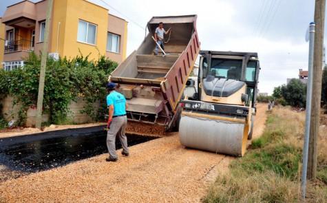 Duacı’ya 38 ton sathi asfalt