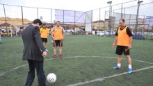 Tütüncü Mahalleler Futbol Turnuvasının startını verdi