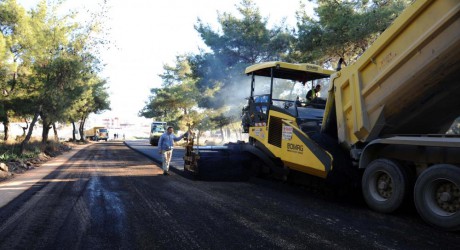 Kirişçiler Yolu’na 10 bin ton asfalt