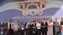 Başbakan Erdoğan Kepezin 16 eserini hizmete açtı
