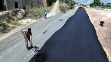 Altınovaya park ve asfalt hizmeti