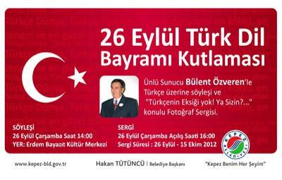 Kepezde Türk Dil Bayramı kutlaması