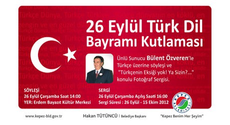 Kepezde Türk Dil Bayramı kutlaması