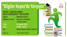 Bilgiler Kepezde Yarışıyor