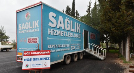 Kepez’in ‘Sağlık Tırı’ Çamlıca’da