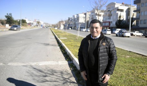 Ahmet Hamdi Akseki Caddesi güzelleşiyor