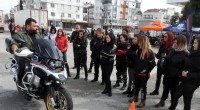 Kadınlara 8 Mart hediyesi; motosiklet sürüş eğitimi