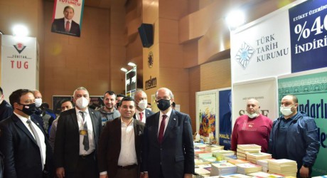 KKTC Cumhurbaşkanı Tatar: “Kepez Kitap Fuarı’ndan ilham aldım”