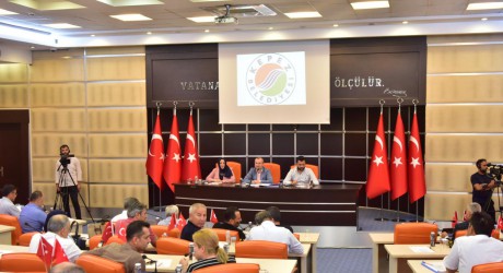 Kepez meclisi Haziran ayı toplantısını yaptı