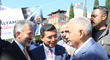 AK Parti Genel Başkan Vekili Yıldırım ve Bakan Bilgin Kepez’de