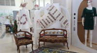 AKMEK’te dünyanın ilk halısının desenleri eski koltuğa işlendi