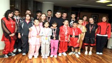 Tütüncü Wushu Takımını kutladı