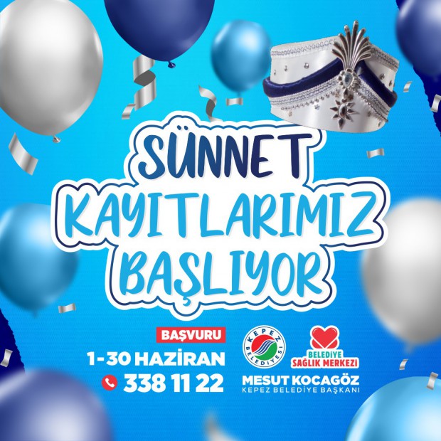 Kepez’in sünnet kayıtları başladı