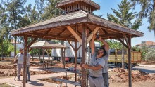 Duacı’da eskiyen park güzelleştiriliyor