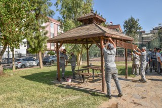 Kepez’den Emek’in ilk parkına estetik dokunuş