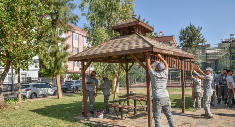 Kepez’den Emek’in ilk parkına estetik dokunuş