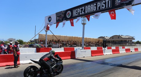 Kepez’de Motodrag rüzgarı esti