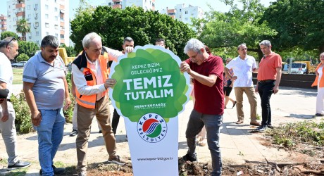 Kepez’den yeşil alanlara duyarlılık tabelası