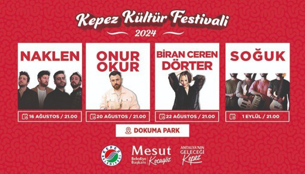 Kepez’de konserlerle dolu kültür festivali