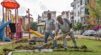 Yenilenen parka ilk ağaç fidanı Kocagöz’den