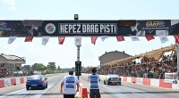 Kepez’de Oto Drag yarışları nefesleri kesti