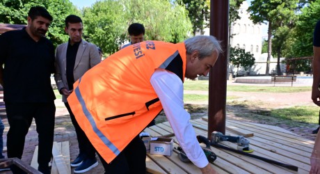 Mahalle sakinleri istedi, Şehit Ahmet Belen Parkı yenilendi