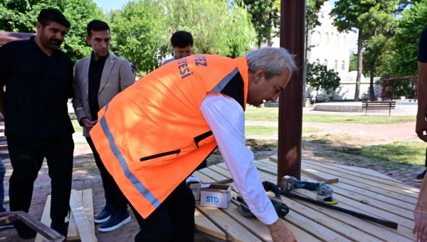 Mahalle sakinleri istedi, Şehit Ahmet Belen Parkı yenilendi 