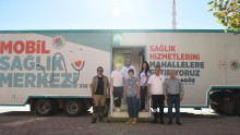 Kepez’in Mobil Sağlık Tırı mahallelerde