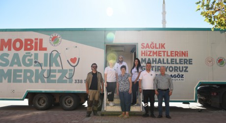 Kepez’in Mobil Sağlık Tırı mahallelerde