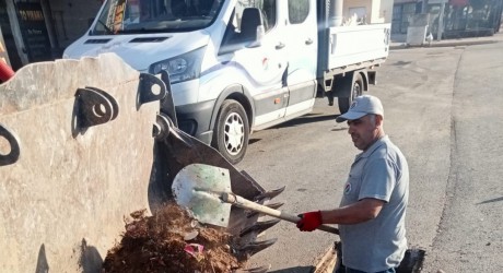 Kepez’de mazgal temizliği