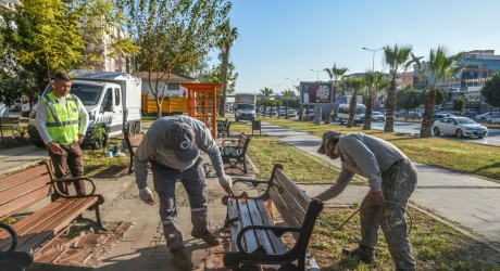 Kepez, protokol yolunun parkını güzelleştirdi