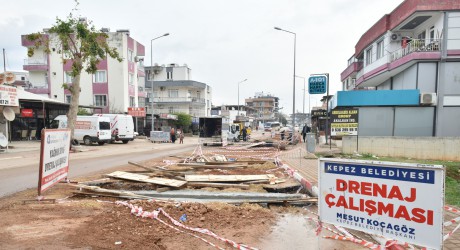 Şelale Mahallesi’nde drenaj hattı yenilendi