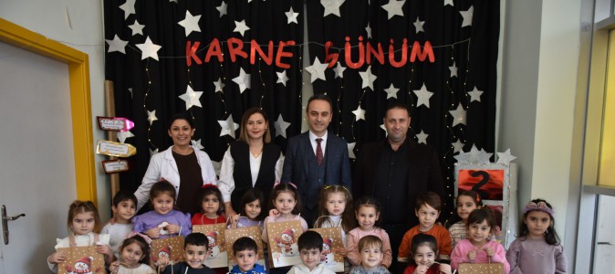 Kepez’in Nasreddin Hoca Kreşlerinde Karne Sevinci