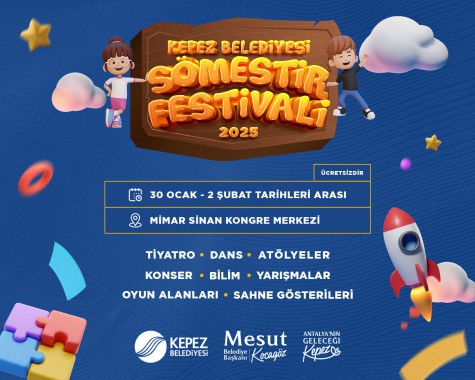 Kepez’den Çocuklara Renkli Sömestir Festivali